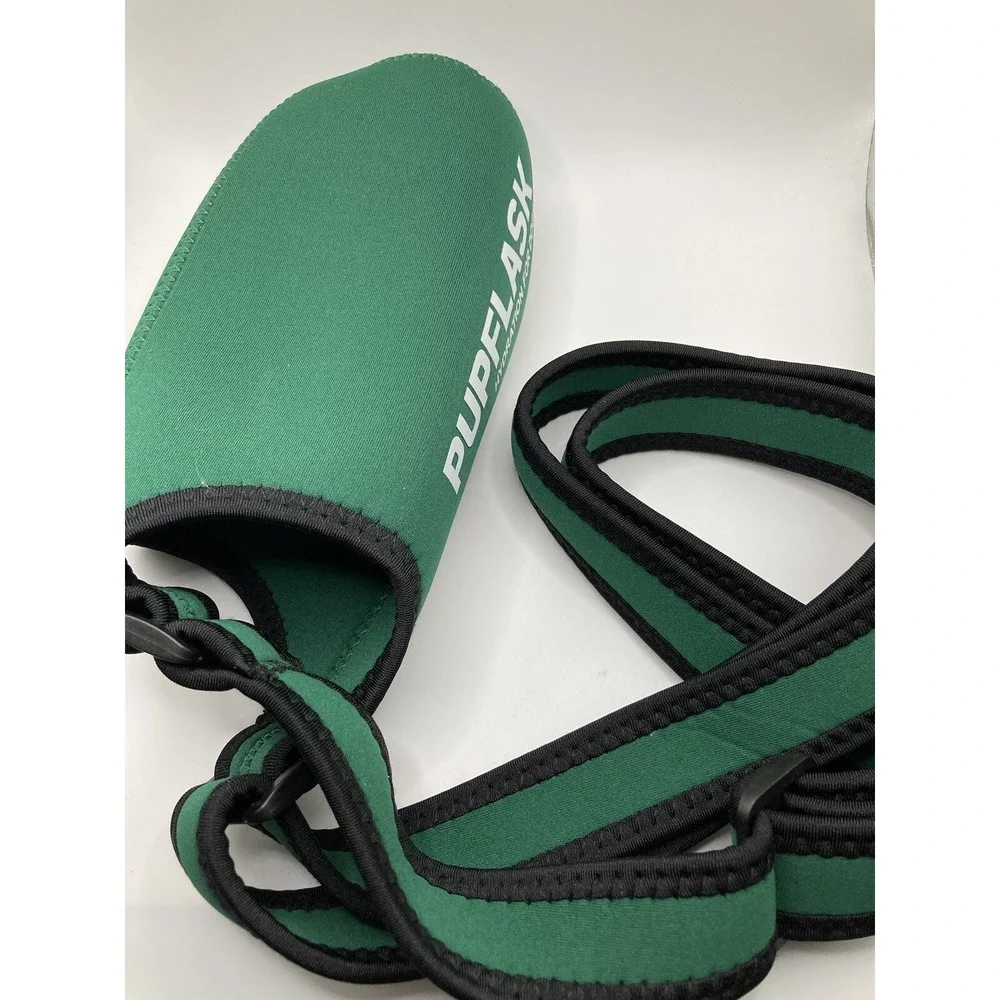 Pupflask Pet Water Bottle Holder. Neoprene Sleeve For Dogs Water Strap